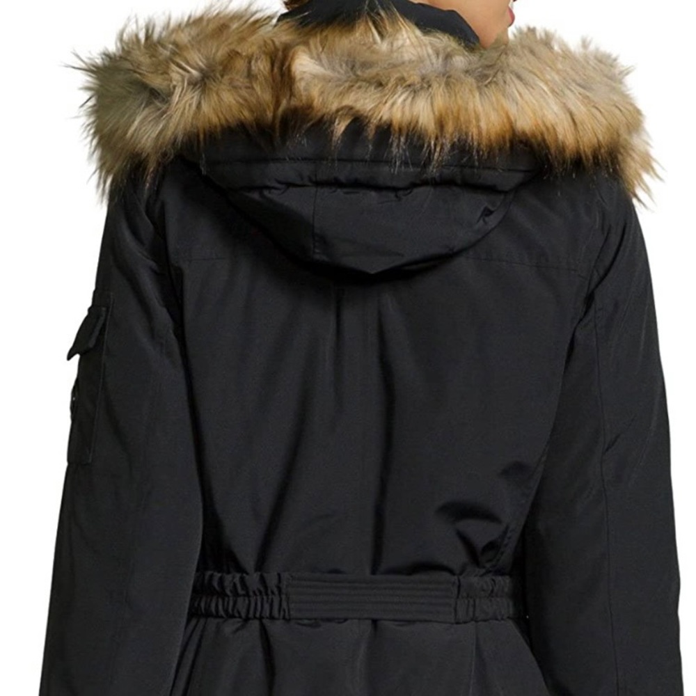 Michael Kors Women's Heavy Down w/Faux Fur Hood